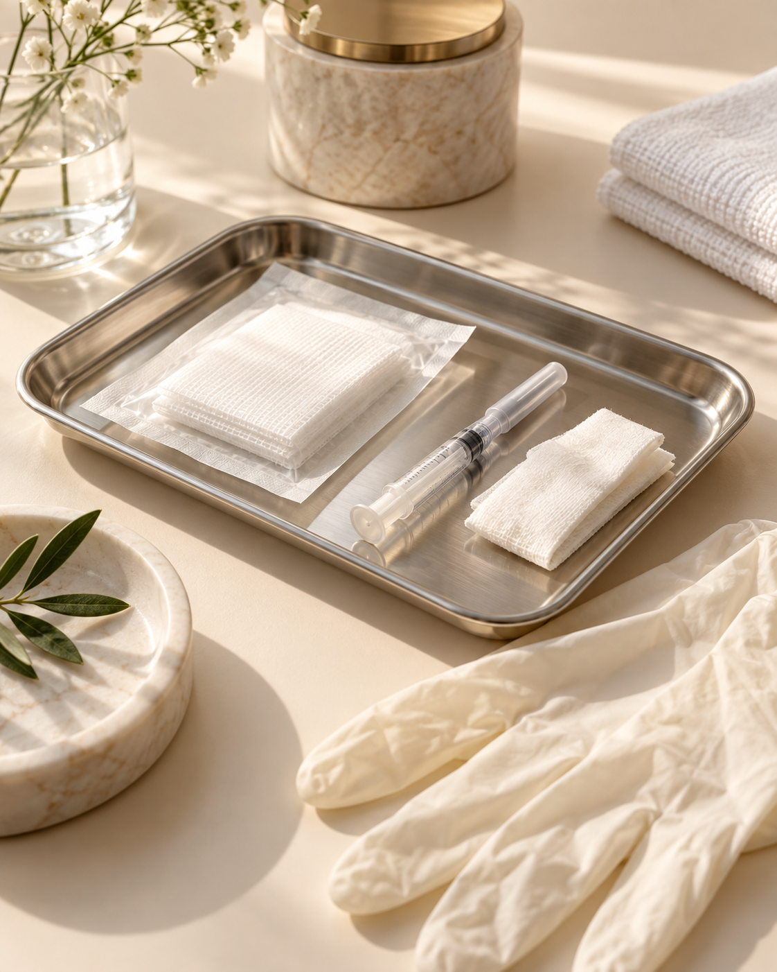 Illustrative clinical supplies for local anesthesia information